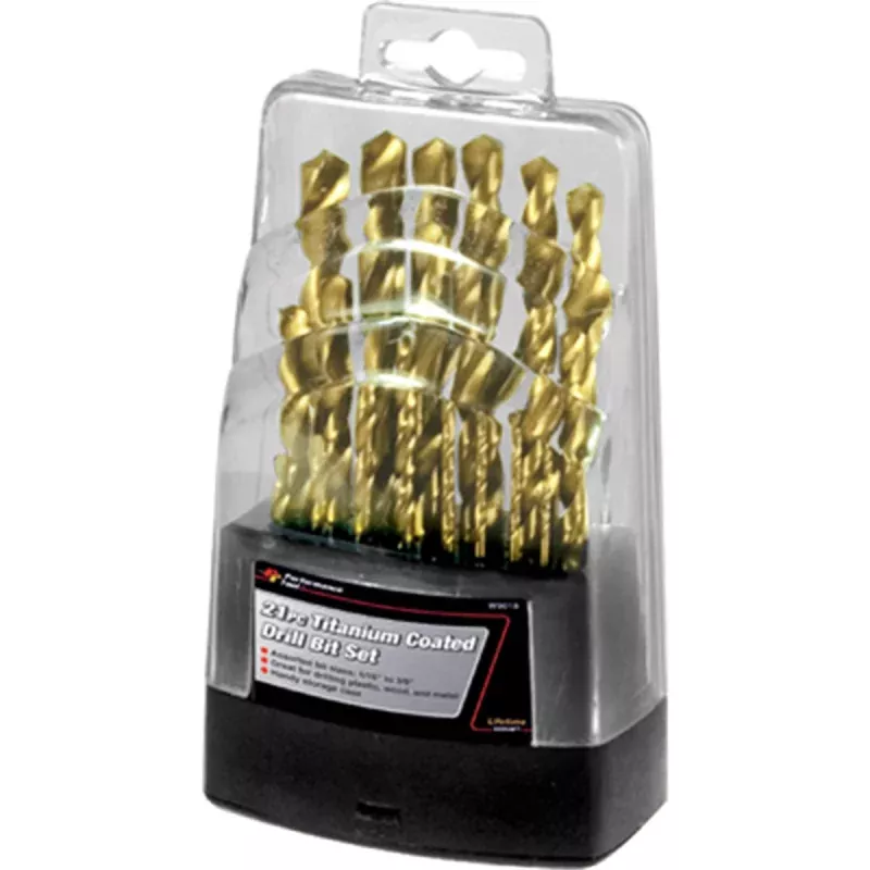 21pc Twist Drill Set WLMW9018 Wilmar Corp. / Performance Tool
