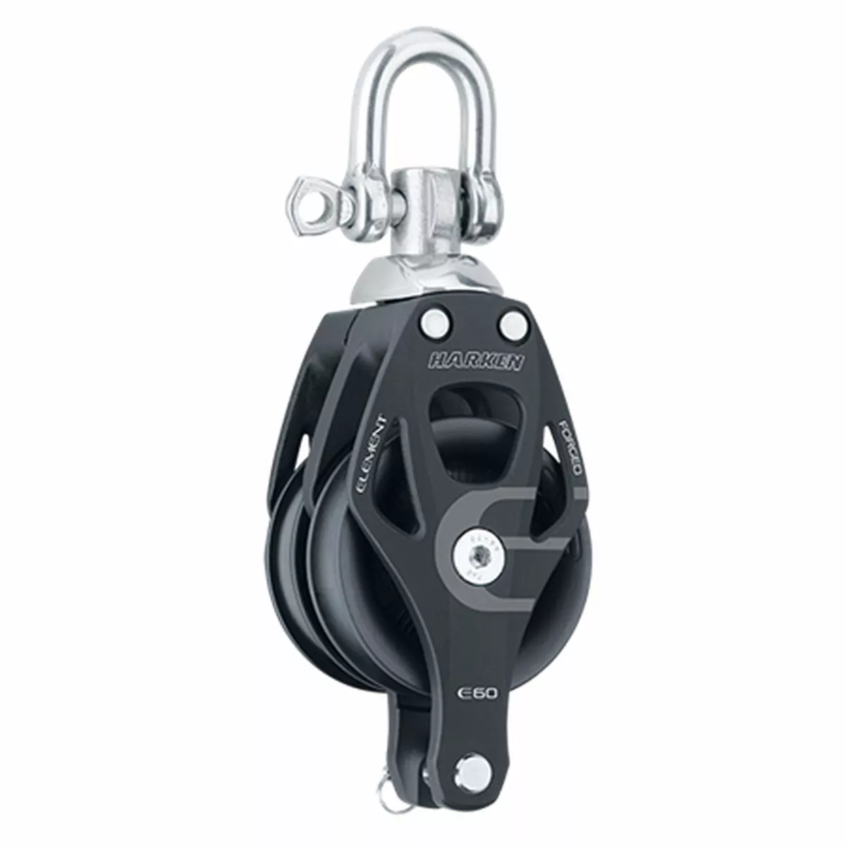 60 mm Aluminum Element Double Block Swivel Becket