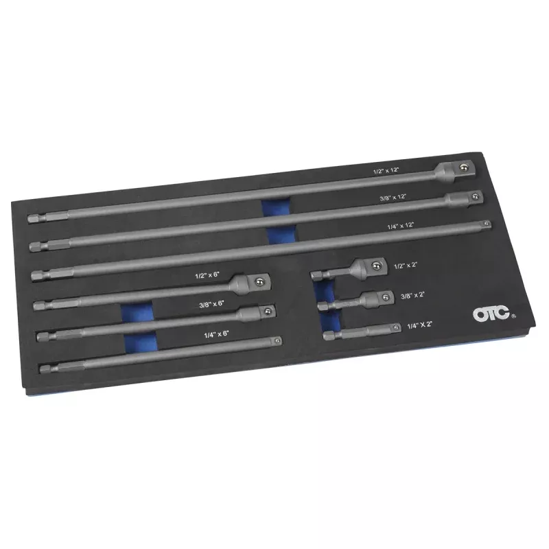 9-Piece Power Driver Socket Extensions OTC5943 OTC