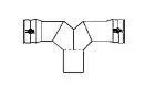Aluminum Plain Y Tee (Choose Size) | Direct Pivot Parts