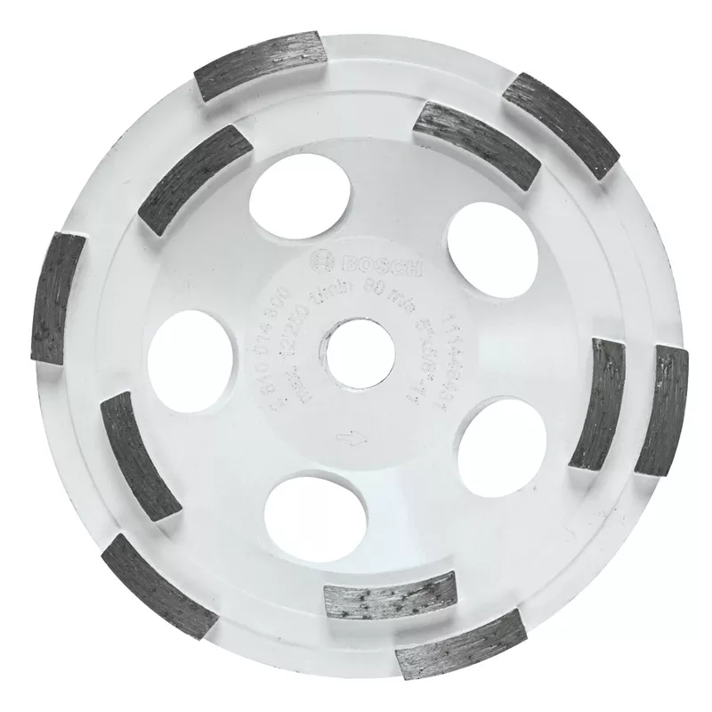 Bosch 5" Double Row Segmented Diamond Cup Wheel DC510HD