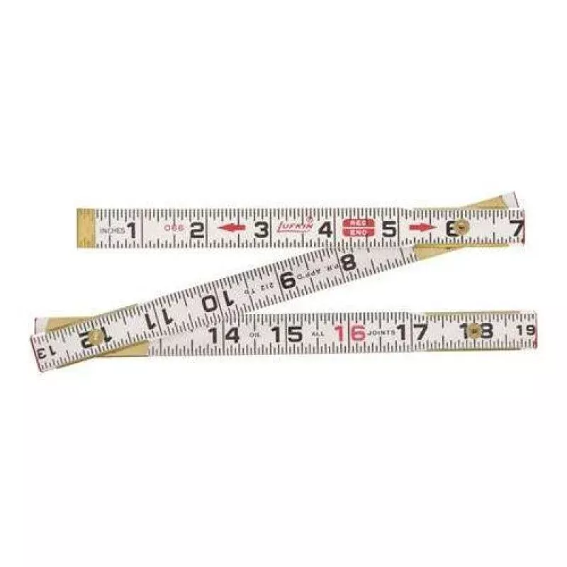 CG066 Lufkin 6' Red End Standard Folding Rule
