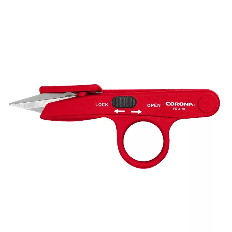 Corona FS4110 Hydroponic Finger Micro Snips, Red