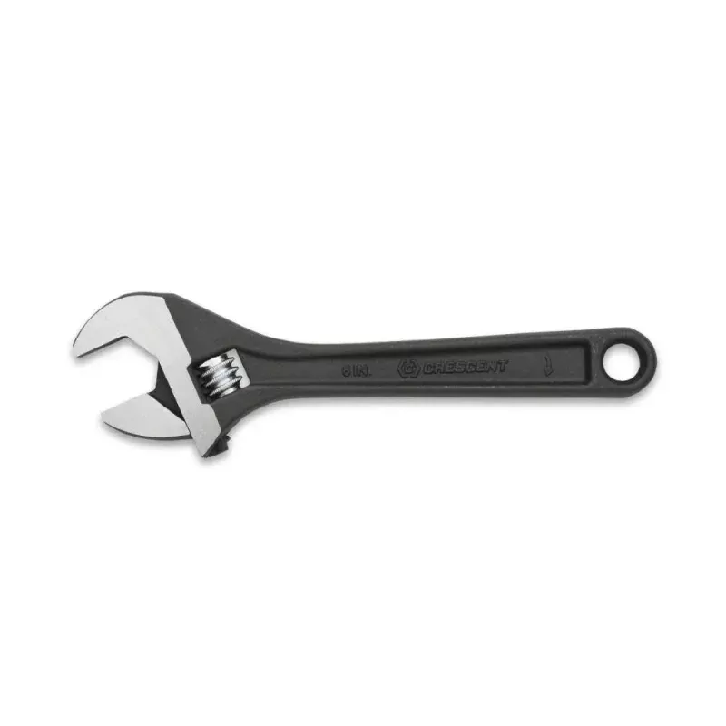 Crescent 6 Adjustable Black Oxide Wrench Carded