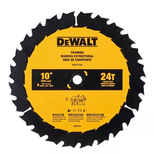 DeWalt General Purpose Saw Blade, 10" x 24T