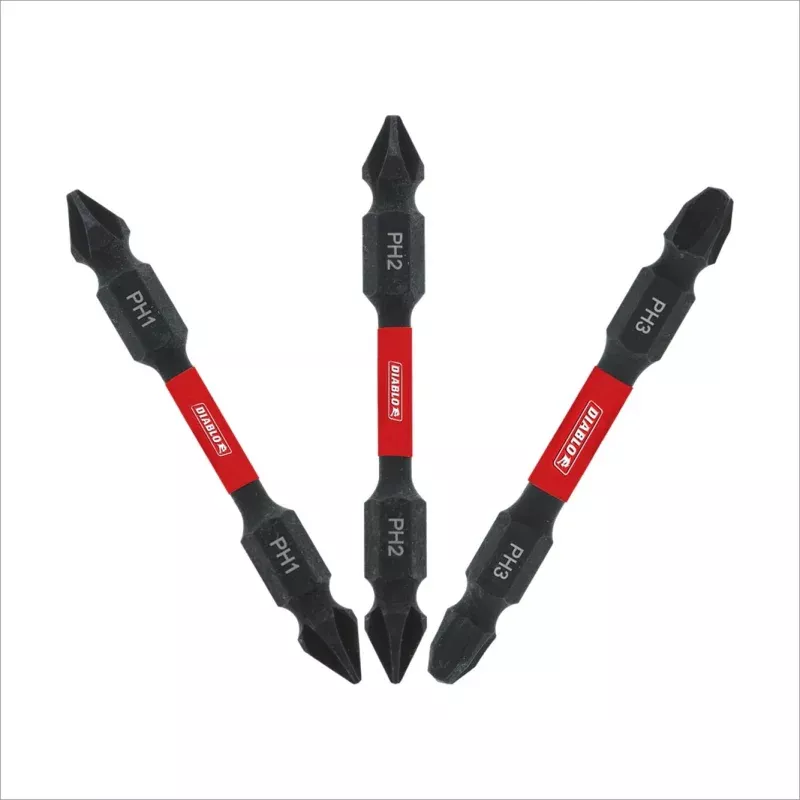 Diablo DDEPH225B 2-1/2 Double-Ended Phillips Drive Bit (Bulk)