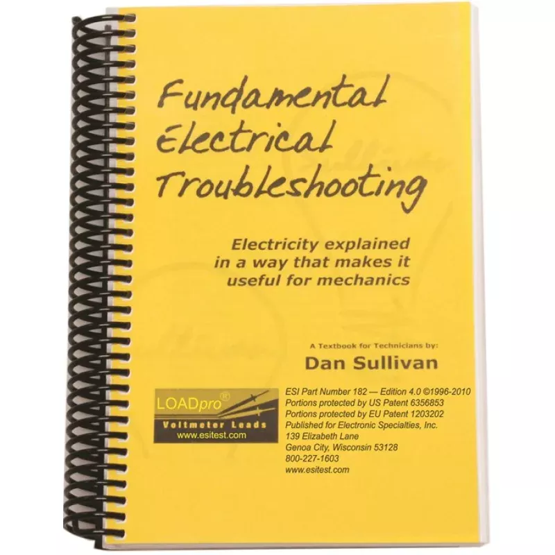 Electronic Specialties 182 Fundamental Electrical Troubleshooting Book