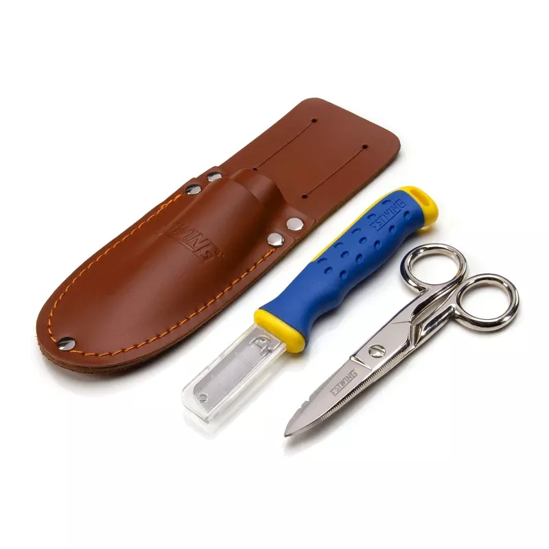 Estwing 42467 Cable Splicing Scissors and Knife Set