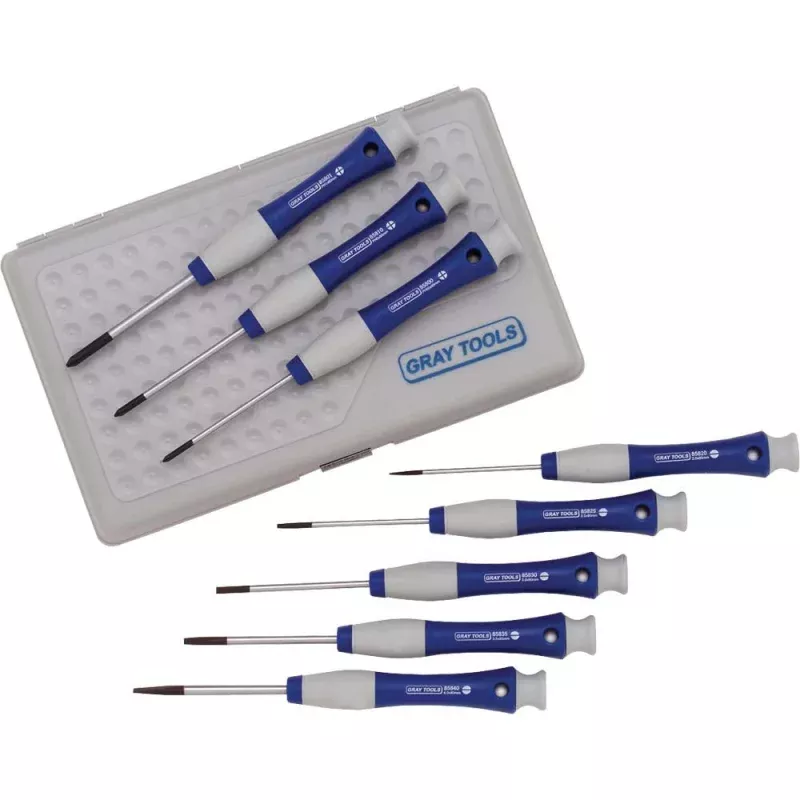 GRAY GT-86980 - 8pc Precision Screwdriver Set