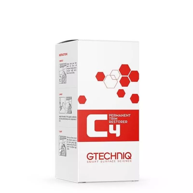 Gtechniq C4 Permanent Trim Restorer Long-Lasting Plastic, Rubber & Trim Coating