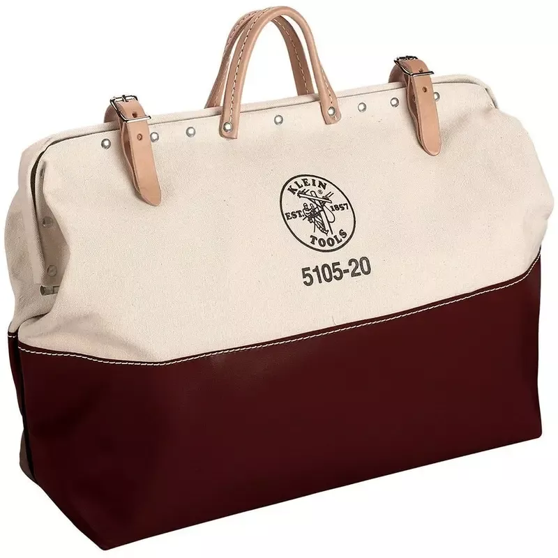 Klein 5105-20 20 ” High-Bottom Canvas Tool Bag