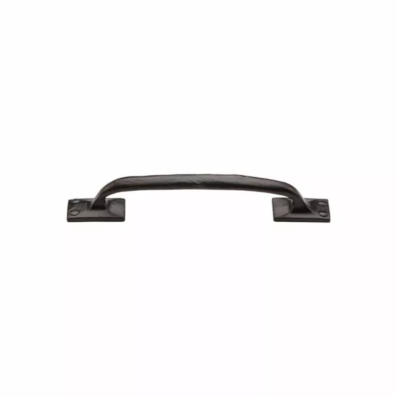 M.Marcus - Black Iron Rustic Cabinet Pull Offset Design 210mm