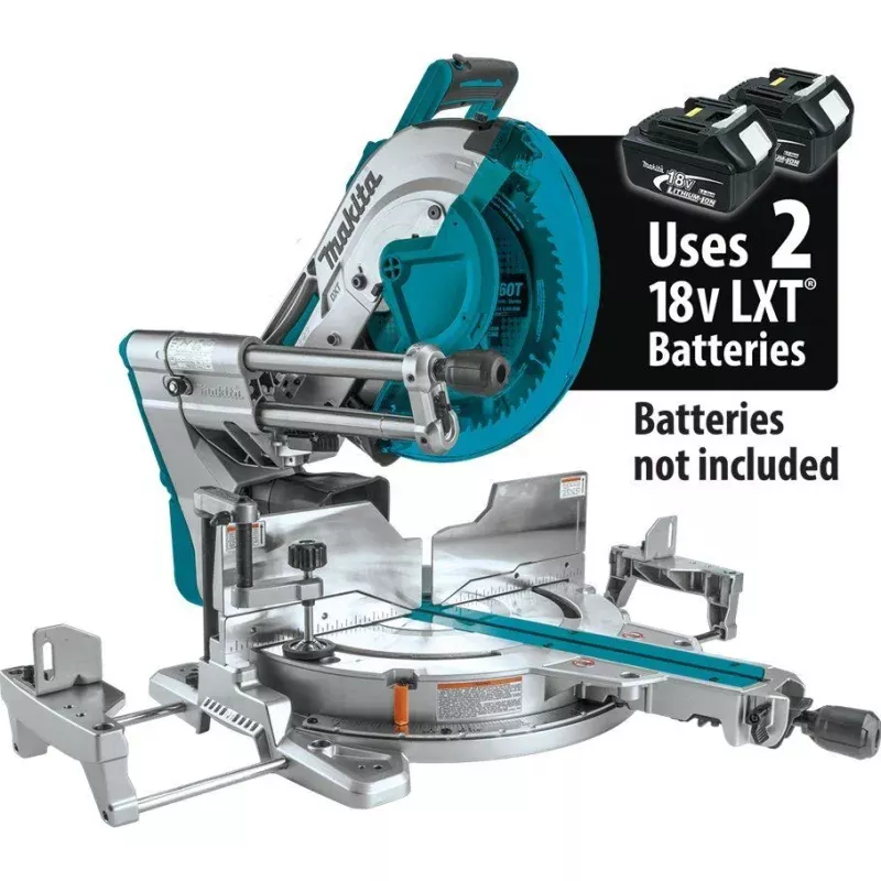 Makita (XSL07Z-R) 36V (18V X2) LXT Brushless 12 DualBevel Sliding Compound Miter Saw with Laser (Tool Only) (Factory Reconditioned)