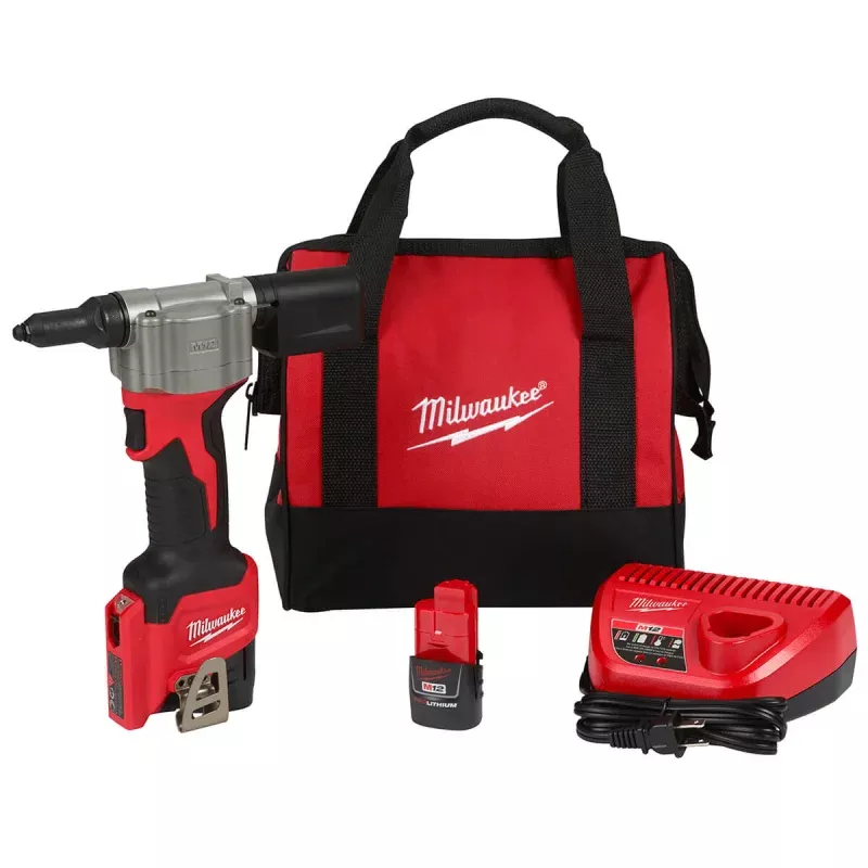Milwaukee 2550-22 - M12 Rivet Tool Kit
