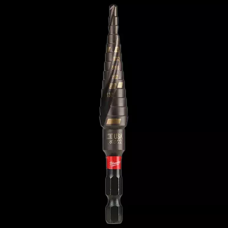 Milwaukee SHOCKWAVE Impact Duty Step Bits - Multiple Sizes Priced Individually