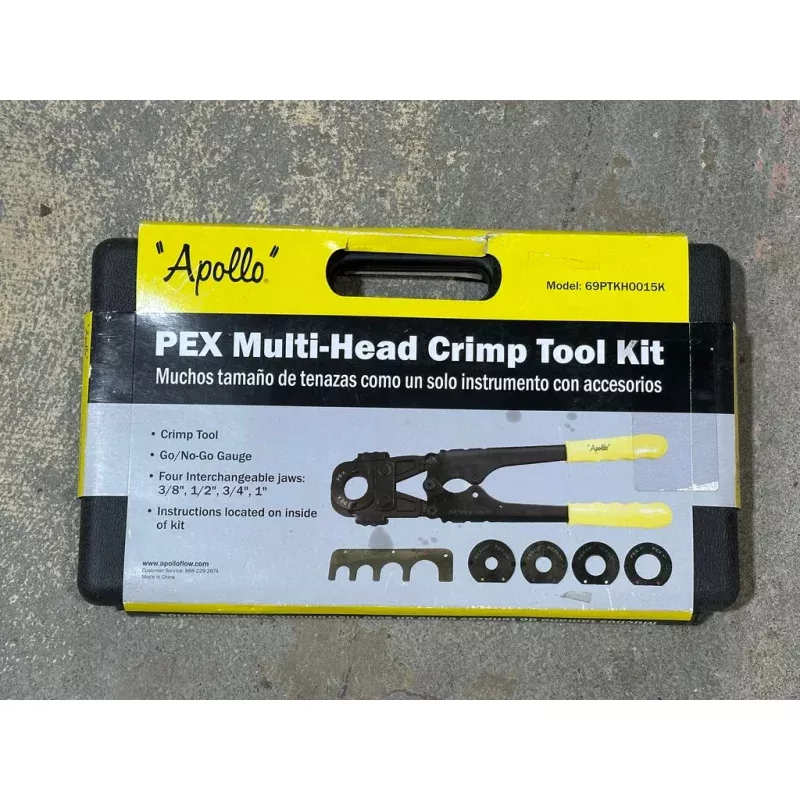Multi-Head PEX-B Crimp Tool Kit NEW