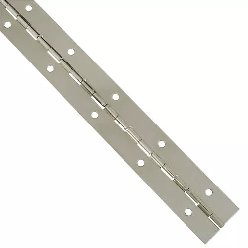 National Continuous Hinge, Nickel Plated, 1-1/2" x 48"