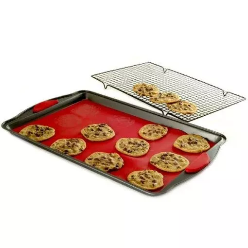 NorPro #3899 - 3 Piece Non Stick Baking Sheet Set