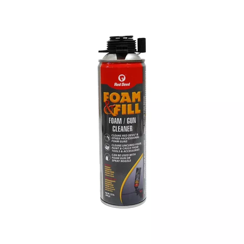Red Devil 0921 Foam & Fill Foam Gun Cleaner, Clear