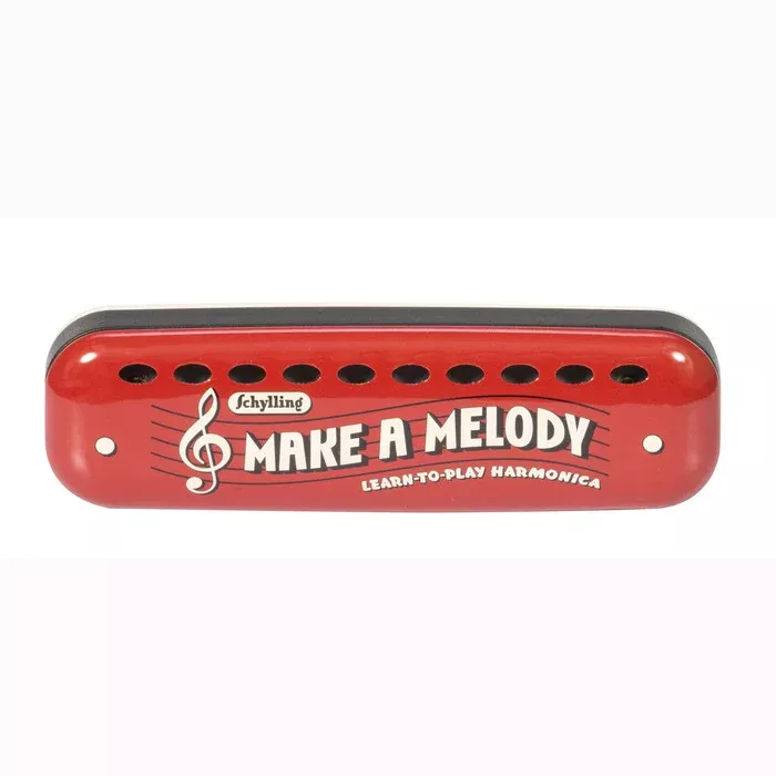 Schylling Make-A-Melody Learn to Play Harmonica - Key of C with Music Chart