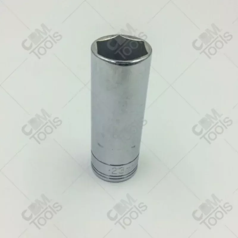 SK Hand Tools 40023 1/2 Dr. 23mm 6pt Deep Metric Chrome Socket
