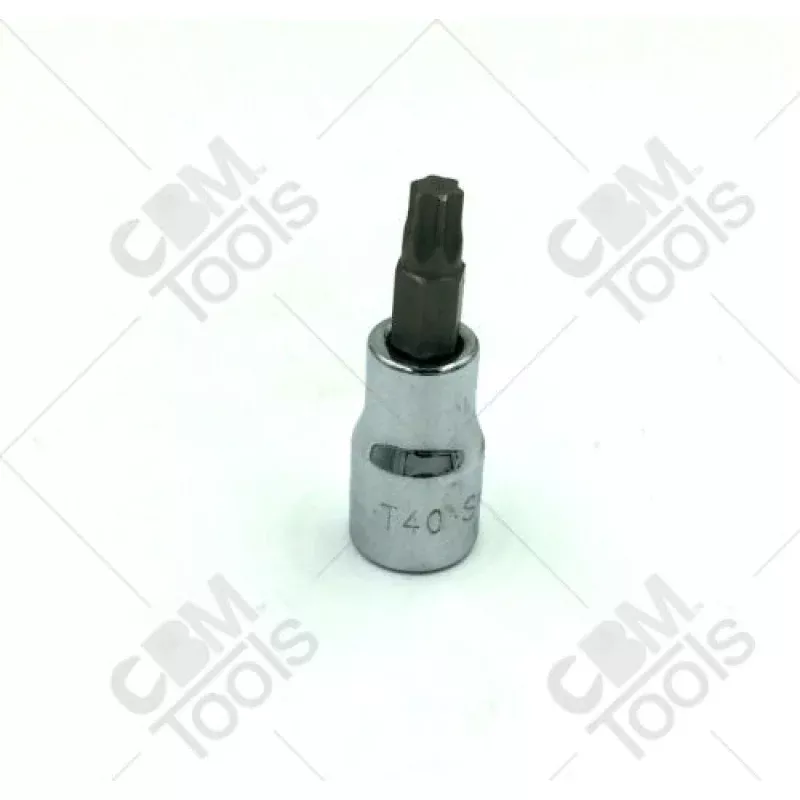 SK Hand Tools 45440 3/8Dr T40 Tamper Proof Torx Chrome Bit Socket