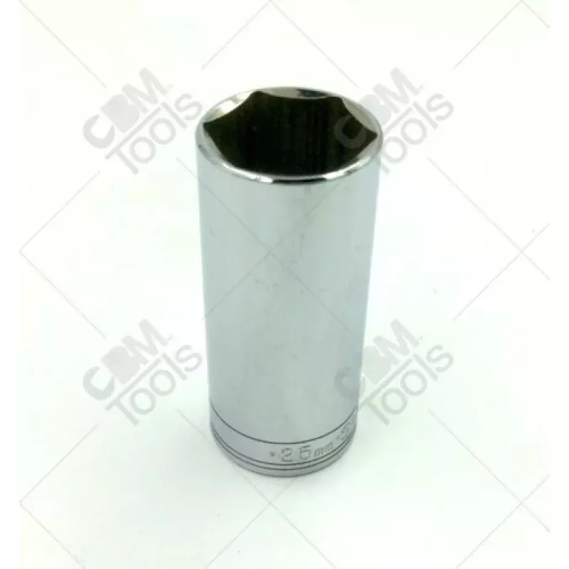 SK Hand Tools 8425 25mm 3/8 Drive 6pt Deep Chrome Socket