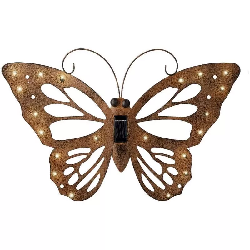 Solar Butterfly Wall Light with Steady Function