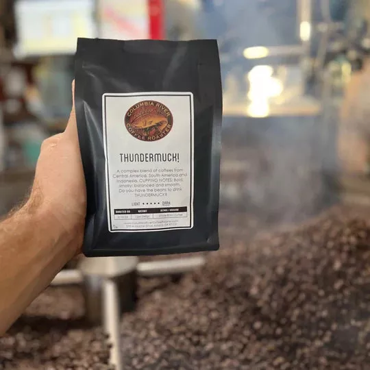 Thundermuck Dark Roast Coffee - Bold Smoky Small Batch 12oz Bag