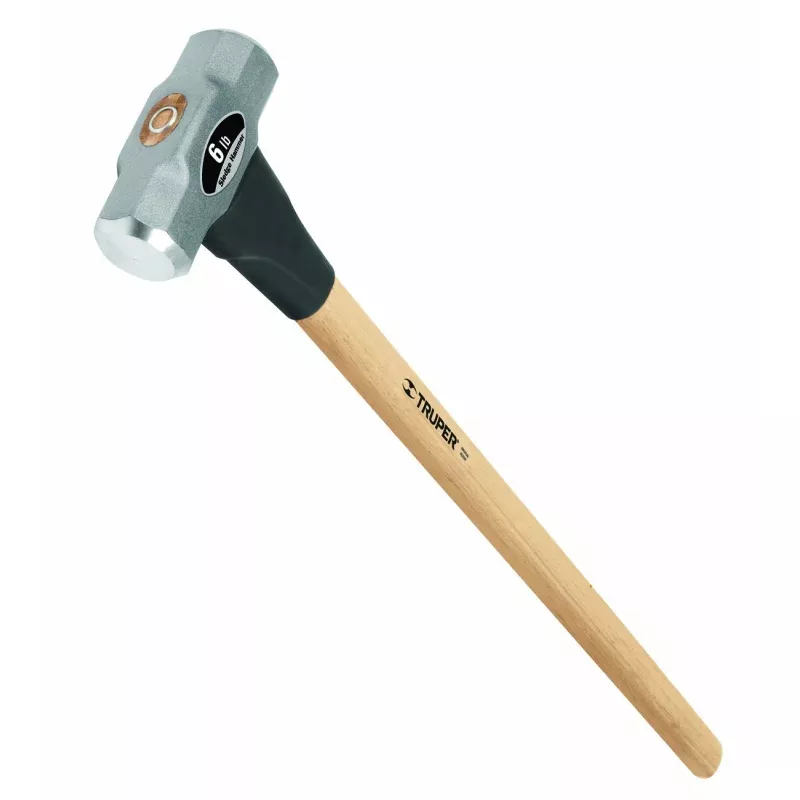 Truper 30916 6-Pound Sledge Hammer, Hickory Handle, 36-Inch
