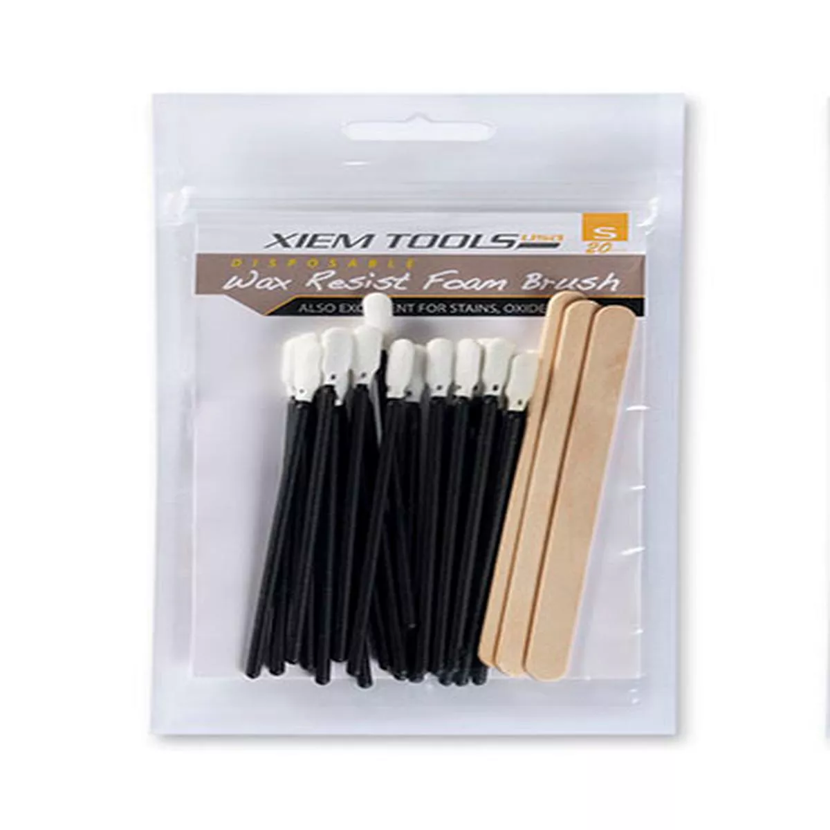 Wax Resist Foam Brushes