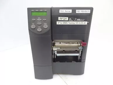 ZEBRA Z4M00-2001-4000 THERMAL LABEL PRINTER (135385 - USED)
