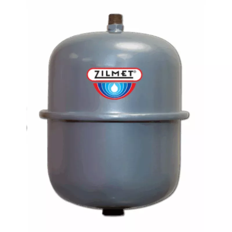 Zilmet ZHT8-15 Cal Pro 2.1 Gallon In-Line Hydronic Expansion Tank, 1/2 MNPT